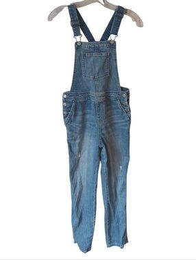 Cat & Jack Classic Denim Overalls Size Large